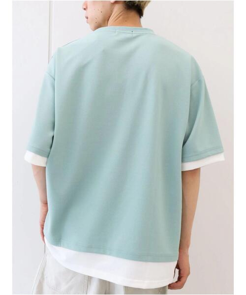 CRAFT STANDARD BOUTIQUE(クラフトスタンダードブティック)の「JQカットレイヤーTEE *(Tシャツ/カットソー・メンズ・チャコールグレー/グレー/カーキ/モカ・LL/M/L)」の10枚目の写真