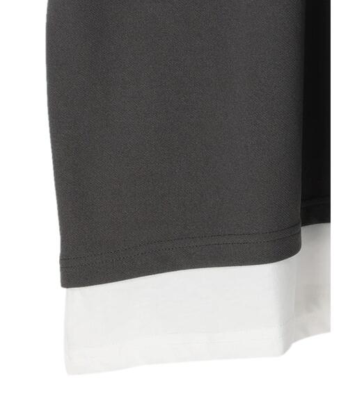 CRAFT STANDARD BOUTIQUE(クラフトスタンダードブティック)の「JQカットレイヤーTEE *(Tシャツ/カットソー・メンズ・チャコールグレー/グレー/カーキ/モカ・LL/M/L)」の8枚目の写真