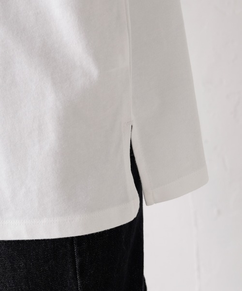 Kastane（カスタネ）の「WAVYロゴTee（Tシャツ/カットソー・レディース・チャコールグレー/オフホワイト/オレンジ/ブルー・FREE）」の12枚目の写真