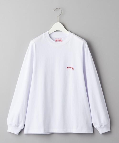 BEAUTY&YOUTH UNITED ARROWS(ビューティーアンドユースユナイテッドアローズ)の「【別注】<NutmegMills>ロゴロングスリーブTシャツ(Tシャツ/カットソー・レディース・ホワイト/ブラック/ロイヤルブルー・FREE)」の14枚目の写真
