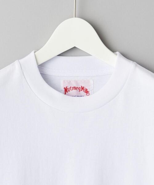 BEAUTY&YOUTH UNITED ARROWS(ビューティーアンドユースユナイテッドアローズ)の「【別注】<NutmegMills>ロゴロングスリーブTシャツ(Tシャツ/カットソー・レディース・ホワイト/ブラック/ロイヤルブルー・FREE)」の16枚目の写真