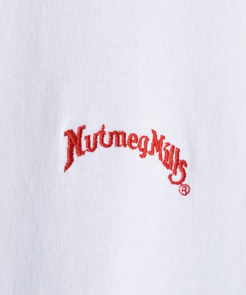 BEAUTY&YOUTH UNITED ARROWS(ビューティーアンドユースユナイテッドアローズ)の「【別注】<NutmegMills>ロゴロングスリーブTシャツ(Tシャツ/カットソー・レディース・ホワイト/ブラック/ロイヤルブルー・FREE)」の20枚目の写真