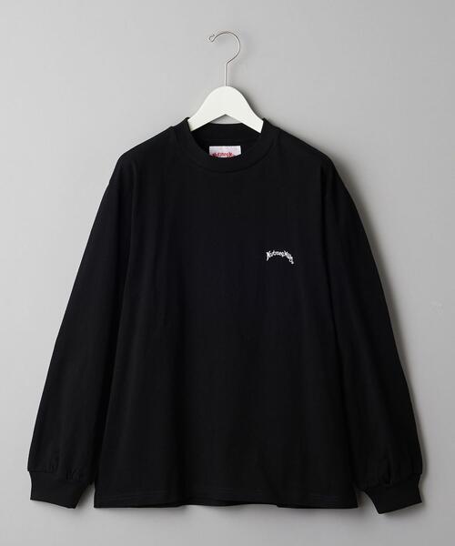 BEAUTY&YOUTH UNITED ARROWS(ビューティーアンドユースユナイテッドアローズ)の「【別注】<NutmegMills>ロゴロングスリーブTシャツ(Tシャツ/カットソー・レディース・ホワイト/ブラック/ロイヤルブルー・FREE)」の21枚目の写真