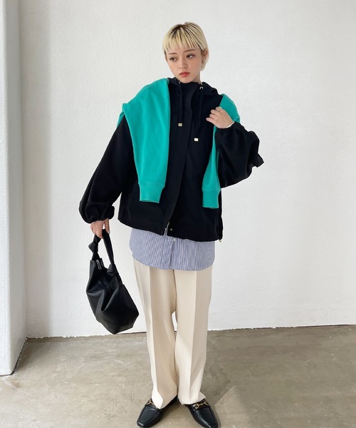 Shelly island（シェリーアイランド）の「マウンテンパーカー（マウンテンパーカー・レディース・ブラック・FREE）」の10枚目の写真