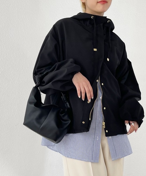 Shelly island（シェリーアイランド）の「マウンテンパーカー（マウンテンパーカー・レディース・ブラック・FREE）」の18枚目の写真