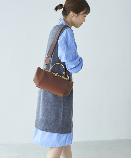 plage（プラージュ）の「long ニットベスト（ベスト・レディース・ブラウン系その他/グレー・FREE）」の9枚目の写真