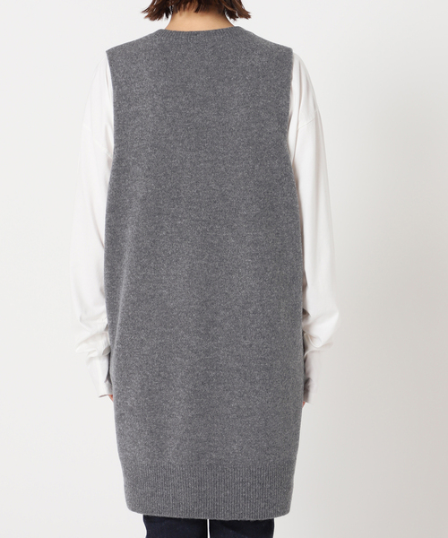 plage（プラージュ）の「long ニットベスト（ベスト・レディース・ブラウン系その他/グレー・FREE）」の22枚目の写真