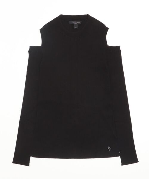 ALLSAINTS(オールセインツ)の「ELION RIB JUMPER | ELION RIB ニット・セーター(ニット/セーター・レディース・ブラック・S/M/XS)」の3枚目の写真