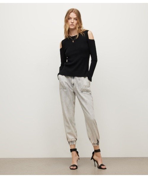 ALLSAINTS(オールセインツ)の「ELION RIB JUMPER | ELION RIB ニット・セーター(ニット/セーター・レディース・ブラック・S/M/XS)」の7枚目の写真