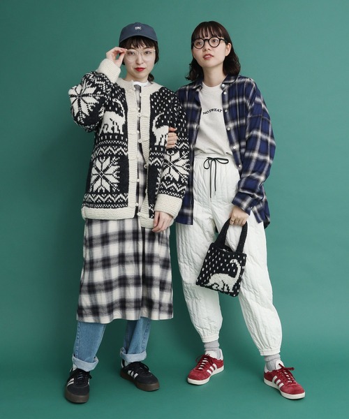 ジャケット・アウター DINOSAUR JQ WOOL CARDIGAN DINOSAUR JQ WOOL CARDIGANを使った人気ファッション