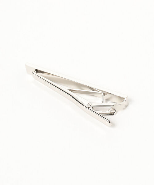 BRILLA per il gusto（ブリッラペルイルグースト）の「Brilla per il gusto / ダブルストライプ タイバー（ネクタイピン・メンズ・シルバー・ONE SIZE）」の3枚目の写真