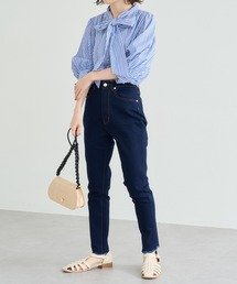 natural couture | 【プチナチュ】デニムスキニーパンツ(デニムパンツ)