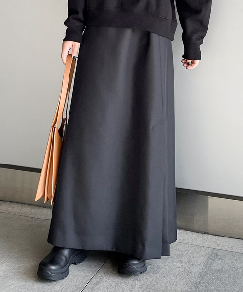 JOINT WORKS（ジョイントワークス）の「マットツイルマキシスカート（スカート・レディース・ライトグレー/ブラック/グリーン・SMALL/MEDIUM/LARGE）」の4枚目の写真