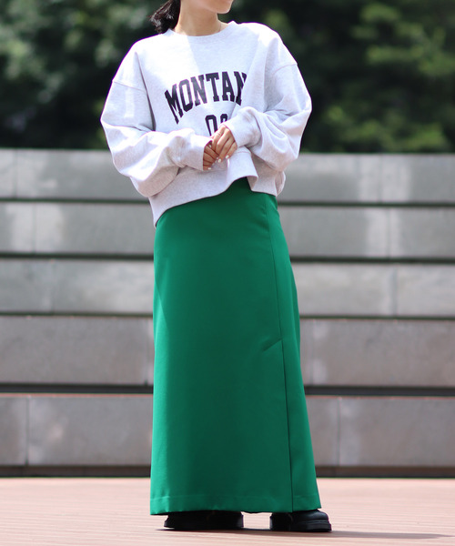 JOINT WORKS（ジョイントワークス）の「マットツイルマキシスカート（スカート・レディース・ライトグレー/ブラック/グリーン・SMALL/MEDIUM/LARGE）」の13枚目の写真