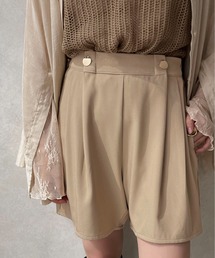 【apres jour clair】Wボタンショートパンツ【ZOZOTOWN限定アイテム】