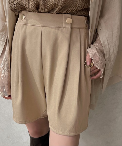 apres jour clair(アプレジュールクレア)の「【apres jour clair】Wボタンショートパンツ【ZOZOTOWN限定アイテム】(その他パンツ・レディース・カーキ/ライトベージュ/ダークブラウン・フリー/X-LARGE)」の10枚目の写真