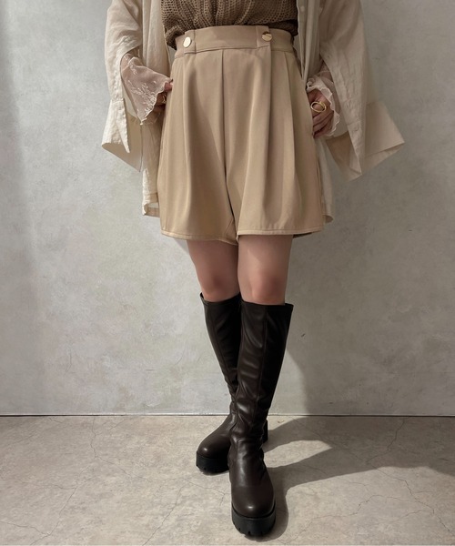 apres jour clair(アプレジュールクレア)の「【apres jour clair】Wボタンショートパンツ【ZOZOTOWN限定アイテム】(その他パンツ・レディース・カーキ/ライトベージュ/ダークブラウン・フリー/X-LARGE)」の21枚目の写真