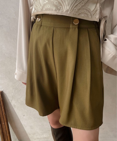 apres jour clair(アプレジュールクレア)の「【apres jour clair】Wボタンショートパンツ【ZOZOTOWN限定アイテム】(その他パンツ・レディース・カーキ/ライトベージュ/ダークブラウン・フリー/X-LARGE)」の7枚目の写真