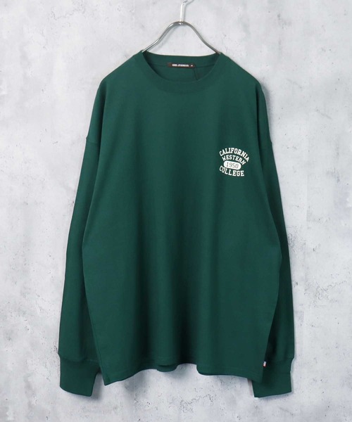 SHI-JYOMAN(シジョマン)の「【USコットン100%】袖口リブ長袖Tシャツ(Tシャツ/カットソー・メンズ・ダークグリーン系/ベージュ/ブラウン/杢グレー/ネイビー系/グレー系/スモークピンク/ホワイト系/ネイビー/グレー系1/ベージュ系/ホワイト系1/ブラック系/ブラック/グレー系2/チャコール/ブラック系1/オフホワイト/ブルー/ダークグリーン・L/M/XL)」の16枚目の写真
