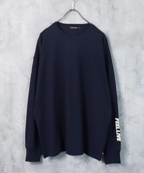 SHI-JYOMAN(シジョマン)の「【USコットン100%】袖口リブ長袖Tシャツ(Tシャツ/カットソー・メンズ・ダークグリーン系/ベージュ/ブラウン/杢グレー/ネイビー系/グレー系/スモークピンク/ホワイト系/ネイビー/グレー系1/ベージュ系/ホワイト系1/ブラック系/ブラック/グレー系2/チャコール/ブラック系1/オフホワイト/ブルー/ダークグリーン・L/M/XL)」の19枚目の写真