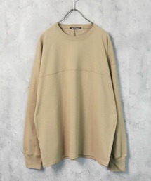 SHI-JYOMAN（シジョマン）の「【USコットン100％】袖口リブ長袖Tシャツ（Tシャツ/カットソー）」