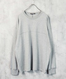 【USコットン100%】袖口リブ長袖Tシャツ