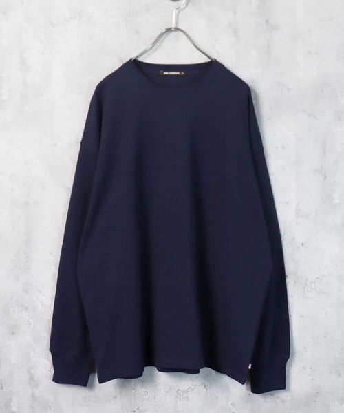 SHI-JYOMAN(シジョマン)の「【USコットン100%】袖口リブ長袖Tシャツ(Tシャツ/カットソー・メンズ・ダークグリーン系/ベージュ/ブラウン/杢グレー/ネイビー系/グレー系/スモークピンク/ホワイト系/ネイビー/グレー系1/ベージュ系/ホワイト系1/ブラック系/ブラック/グレー系2/チャコール/ブラック系1/オフホワイト/ブルー/ダークグリーン・L/M/XL)」の17枚目の写真