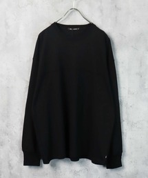 SHI-JYOMAN（シジョマン）の「【USコットン100％】袖口リブ長袖Tシャツ（Tシャツ/カットソー）」