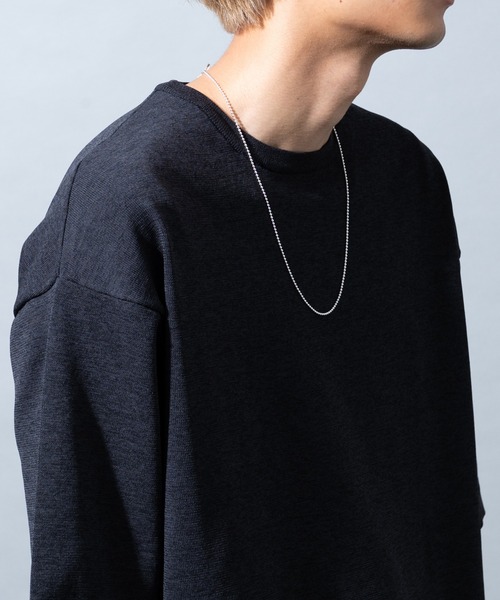NEW BROWN(ニューブラウン)の「【NEW BROWN】ball chain silver necklace ボールチェーンシルバーネックレス NB18(ネックレス・メンズ・シルバー・FREE)」の6枚目の写真