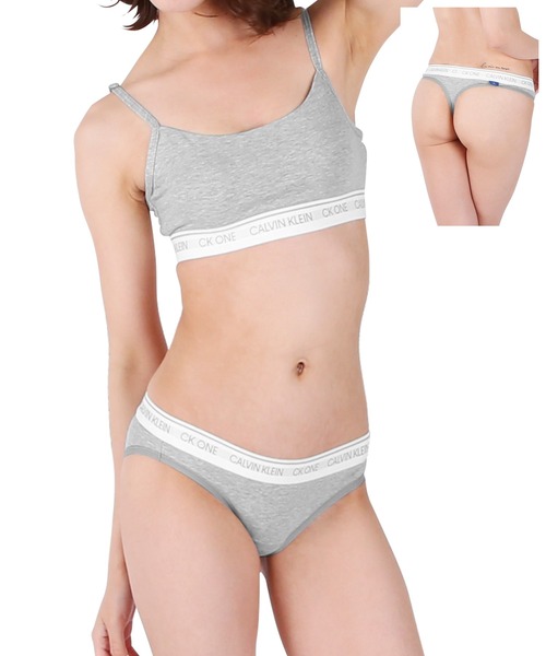 Calvin Klein（カルバン・クライン）の「Calvin Klein カルバンクライン ブラ＆ショーツ ブラセット 上下セット レディース アンダーウェア 下着 スポブラ セットアップ（ブラ&ショーツ・レディース・ブラック系その他/その他/その他1/グレー系その他/グレー/ブラック・4/3/5/2/8/6/1/7）」の4枚目の写真