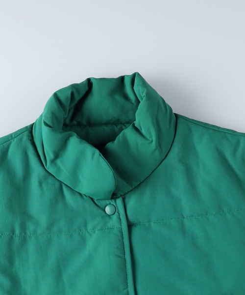 HONEYSUCKLE ROSE(ハニーサックルローズ)の「【HONEYSUCKLE ROSE】中綿ベスト(その他アウター・レディース・ブラック/グリーン・M/L)」の9枚目の写真