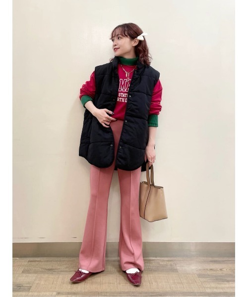 HONEYSUCKLE ROSE(ハニーサックルローズ)の「【HONEYSUCKLE ROSE】中綿ベスト(その他アウター・レディース・ブラック/グリーン・M/L)」の12枚目の写真