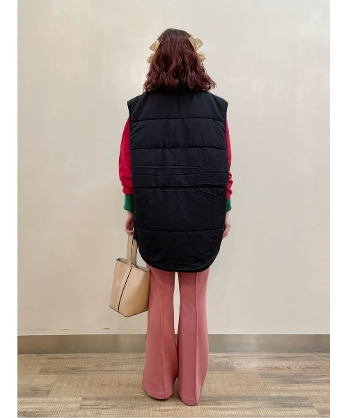 HONEYSUCKLE ROSE(ハニーサックルローズ)の「【HONEYSUCKLE ROSE】中綿ベスト(その他アウター・レディース・ブラック/グリーン・M/L)」の14枚目の写真