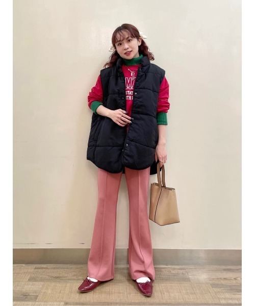 HONEYSUCKLE ROSE(ハニーサックルローズ)の「【HONEYSUCKLE ROSE】中綿ベスト(その他アウター・レディース・ブラック/グリーン・M/L)」の15枚目の写真