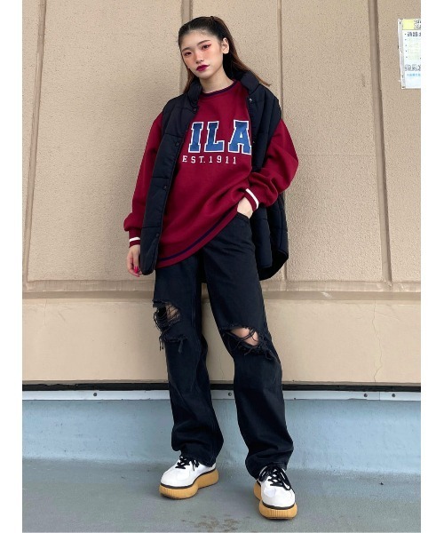 HONEYSUCKLE ROSE(ハニーサックルローズ)の「【HONEYSUCKLE ROSE】中綿ベスト(その他アウター・レディース・ブラック/グリーン・M/L)」の16枚目の写真