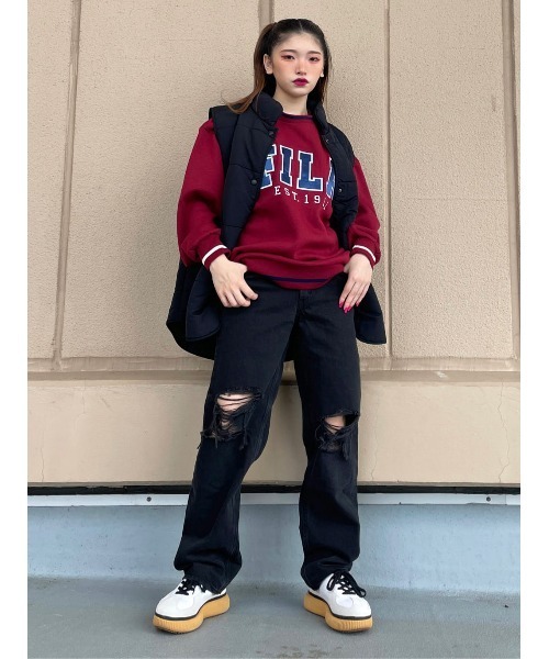 HONEYSUCKLE ROSE(ハニーサックルローズ)の「【HONEYSUCKLE ROSE】中綿ベスト(その他アウター・レディース・ブラック/グリーン・M/L)」の17枚目の写真