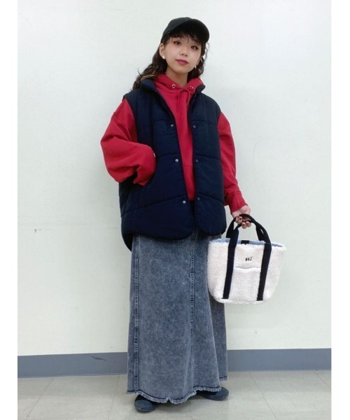 HONEYSUCKLE ROSE(ハニーサックルローズ)の「【HONEYSUCKLE ROSE】中綿ベスト(その他アウター・レディース・ブラック/グリーン・M/L)」の18枚目の写真