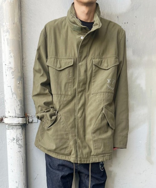roarguns（ロアーガンズ）の「MILITARY BLOUSON（ミリタリージャケット・メンズ・カーキ・1/2/3）」の13枚目の写真