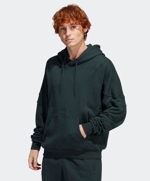 極美品 adidas プルオーバーパーカー L ボルドー adidas（アディダス）の「adidas skateboarding/アディダス