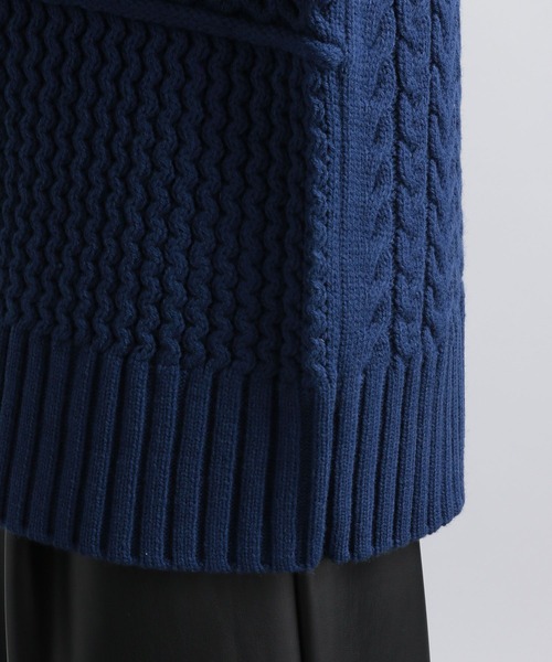 HARE（ハレ）の「クレイジーパターンニット(HARE)（ニット/セーター・メンズ・ブルー/ライトグリーン/ブラック・FREE）」の11枚目の写真