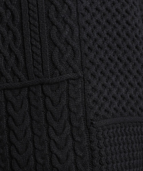 HARE（ハレ）の「クレイジーパターンニット(HARE)（ニット/セーター・メンズ・ブルー/ライトグリーン/ブラック・FREE）」の14枚目の写真