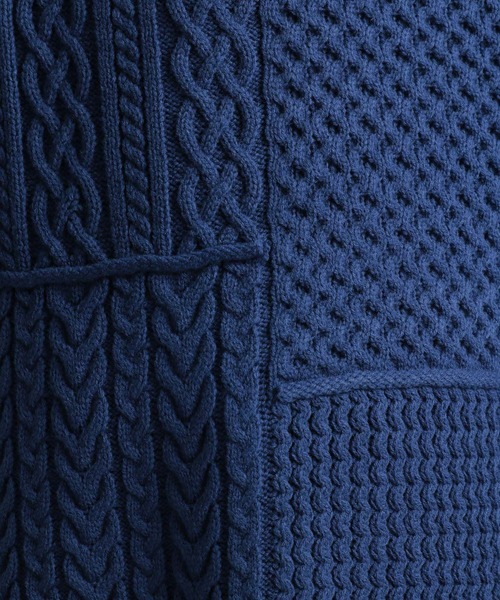 HARE（ハレ）の「クレイジーパターンニット(HARE)（ニット/セーター・メンズ・ブルー/ライトグリーン/ブラック・FREE）」の19枚目の写真