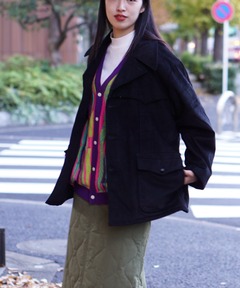 SMOKE FLOWER SCARF JACKET（テーラードジャケット）｜Ameri（アメリ