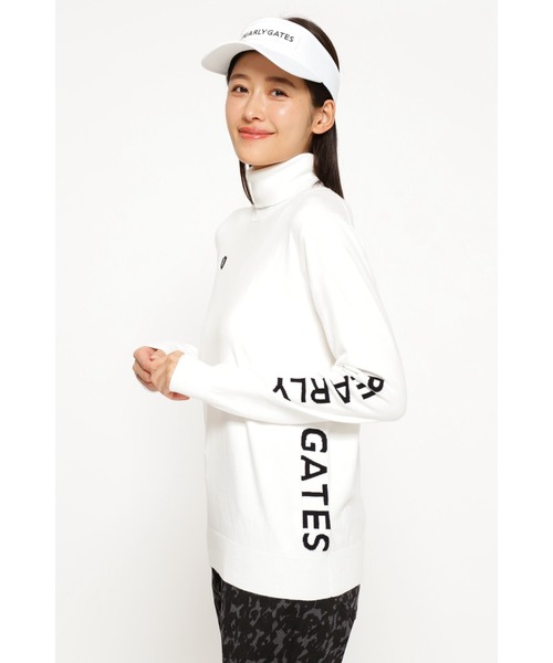 PEARLY GATES ホワイト タートルネックシャツ 【公式通販】