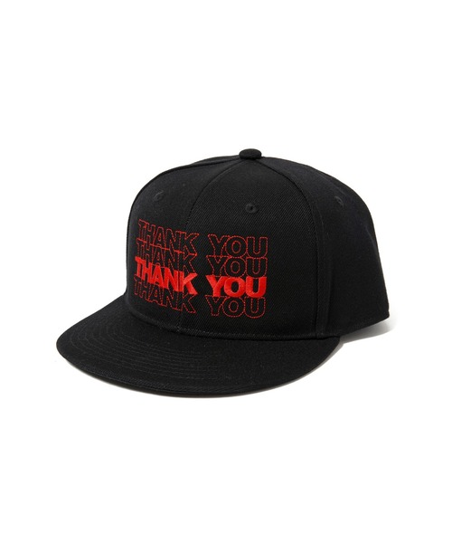 33 GIFT SHOP】THANK YOU スナップバック キャップ（キャップ