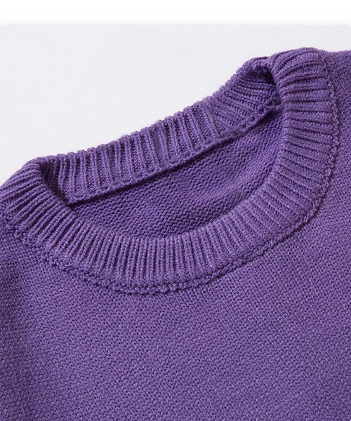 TRICOT CHICトリコシック デザイン ニット パッチワーク osharewalker ニット 長袖 レディース トップス セーター
