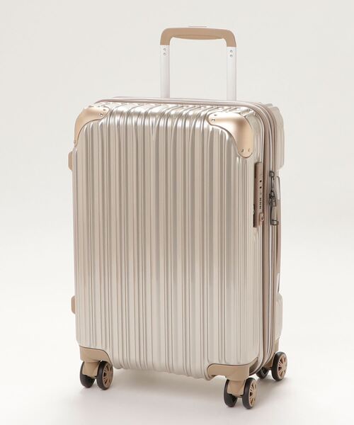 Siffler(シフレ)の「【TRIDENT/トライデント】 キャリーケース 35L(40L)(スーツケース/キャリーバッグ・メンズ・ゴールド/シルバー/ブラック・FREE)」の3枚目の写真