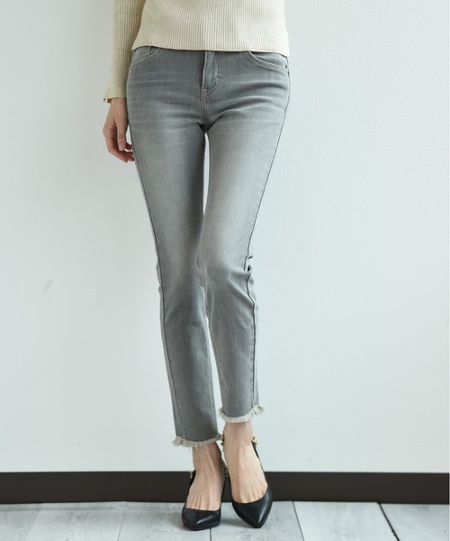 INTERPLANET(インタープラネット)の「【C17】TIGHT SKINNY(デニムパンツ・レディース・グレー/ブルー/ブラック・SMALL/MEDIUM)」の1枚目の写真