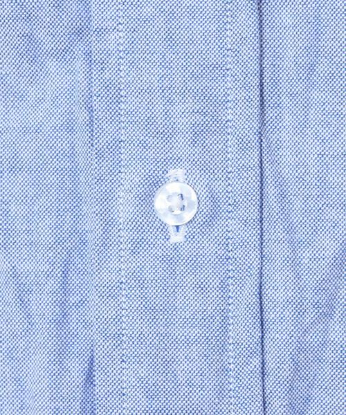 coen（コーエン）の「オックスフォードボタンダウンシャツ半袖（シャツ/ブラウス・メンズ・ホワイト/ネイビー・MEDIUM/LARGE/X-SMALL/X-LARGE/SMALL）」の10枚目の写真