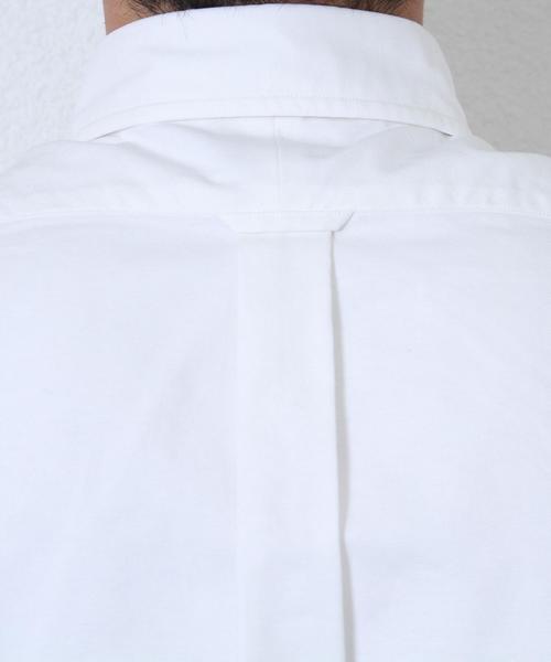 coen（コーエン）の「オックスフォードボタンダウンシャツ半袖（シャツ/ブラウス・メンズ・ホワイト/ネイビー・MEDIUM/LARGE/X-SMALL/X-LARGE/SMALL）」の14枚目の写真